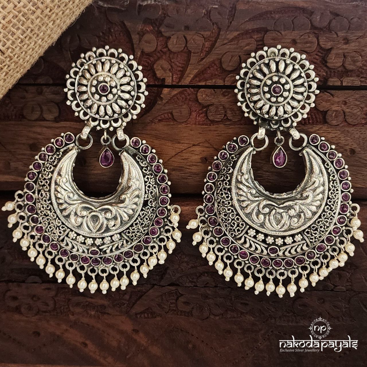 Circular Kemp Chandbali (C3648)