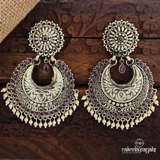 Circular Kemp Chandbali (C3648)