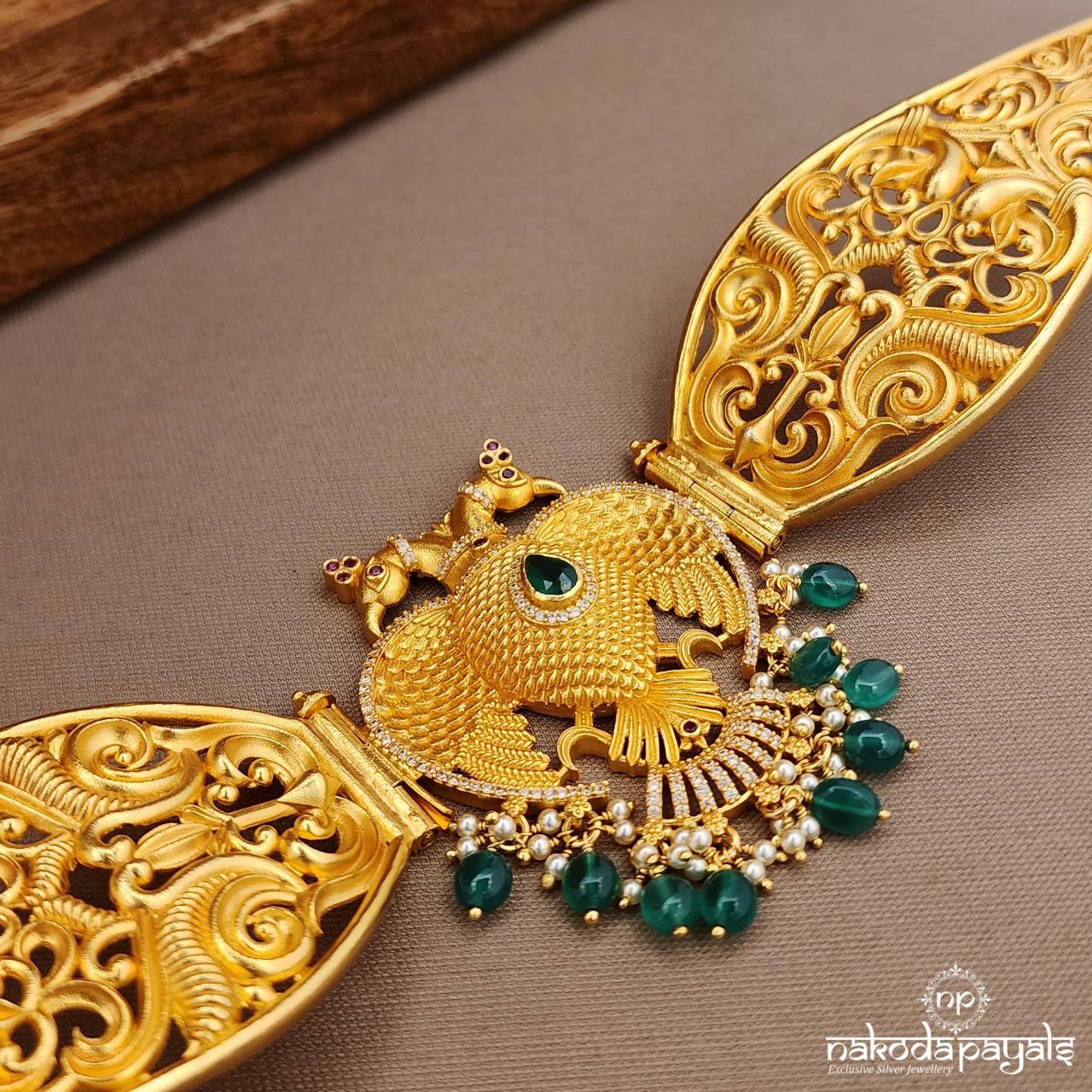 Unique Gandaberunda Daab With Belt (D0253)