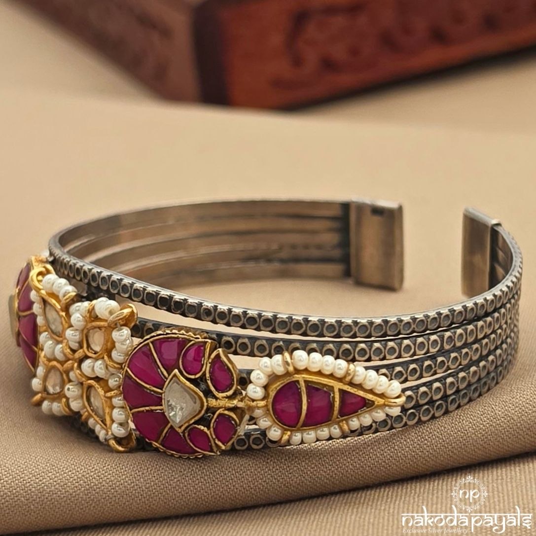 Traditional Kundan Cuff Kada (K6344)