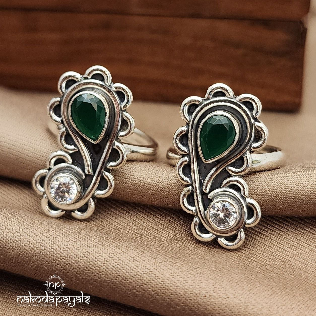 Big Mango Green Toerings (T4641)