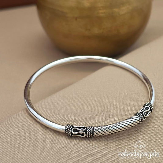 Swirl Oxidised Kada (K6306)