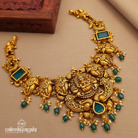 Traditional Peacock Neckpiece (Gn10180)