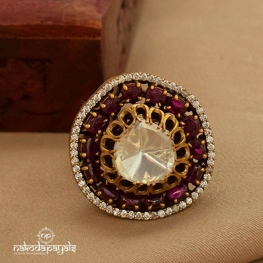 Moissanite Finger Ring (F2958)