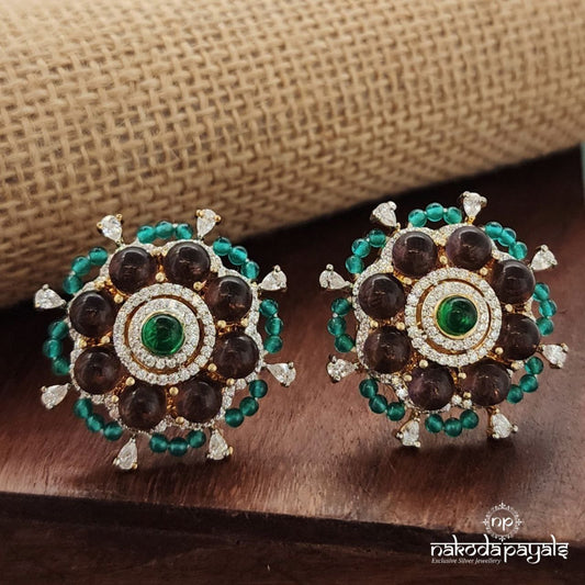 Elegant CZ Earrings (Ge9789)