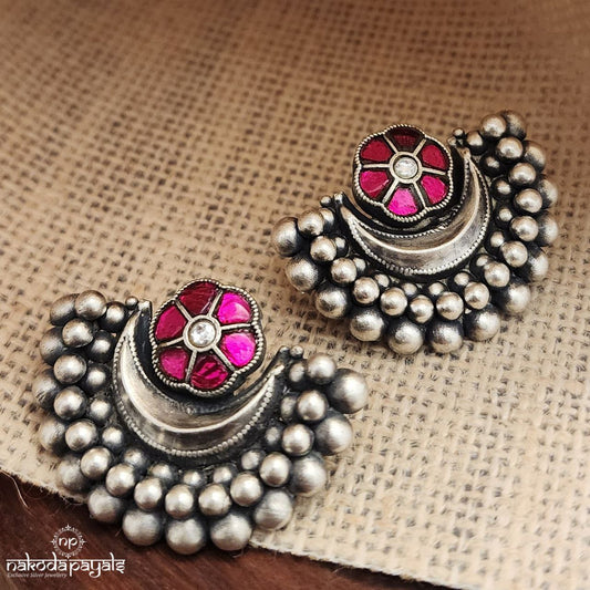 Half Moon Kundan Chandbali (S3555)