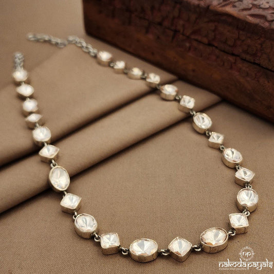 White Moissanite Neckpiece (N11501)
