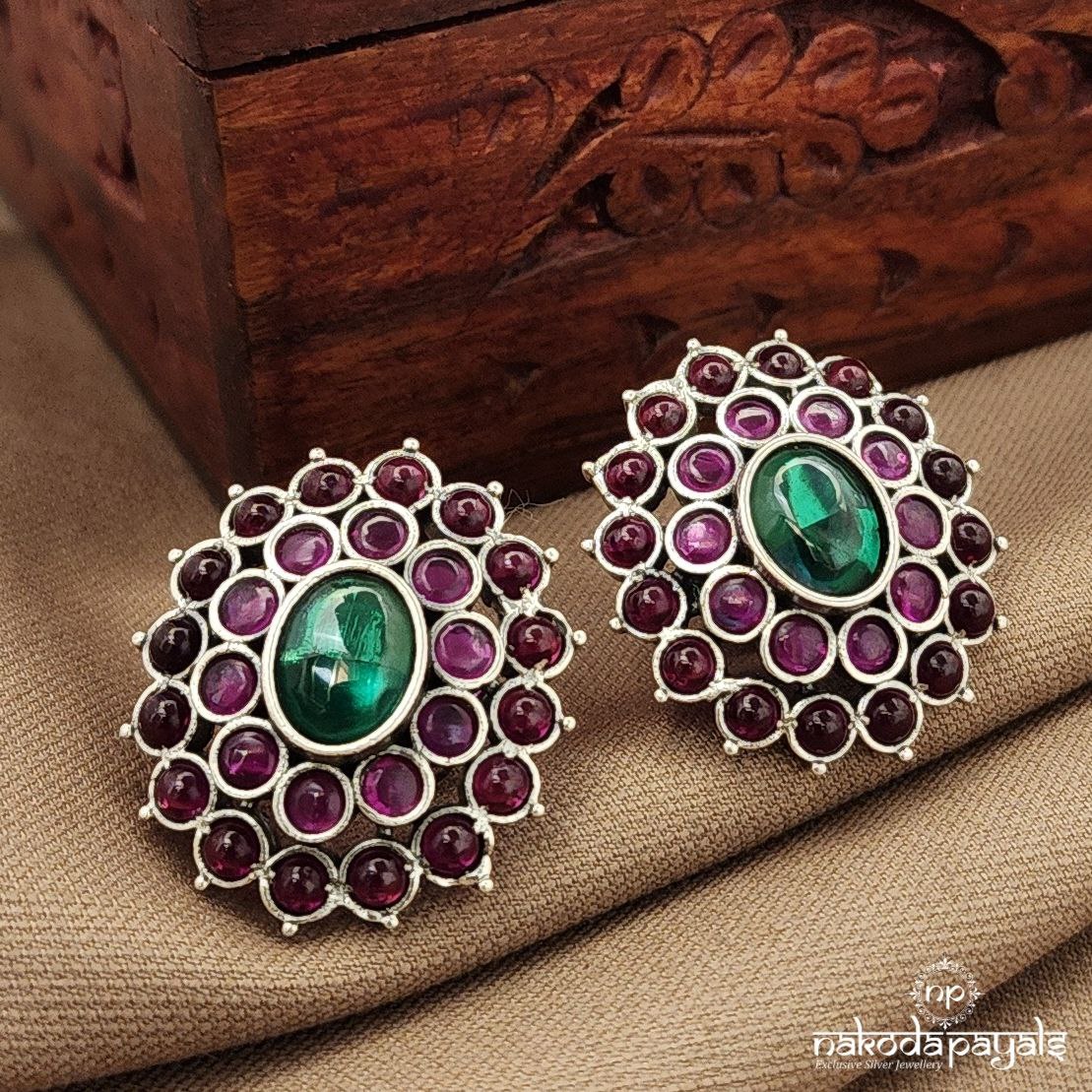 Dotted Pink Studs (S9576)