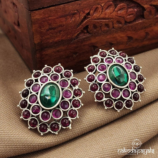 Dotted Pink Studs (S9576)