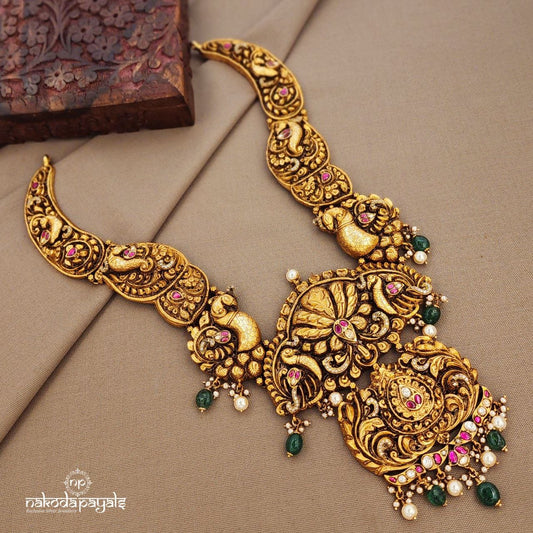 Traditional Pearled Kundan Neckpiece (Gn9719)