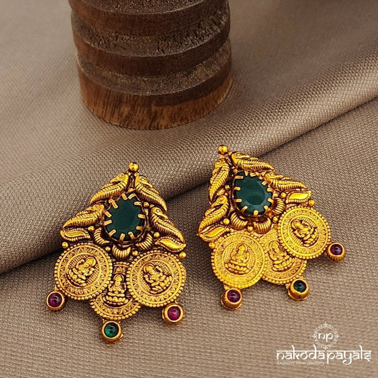 Traditional Lakshmi Coin Studs (Ge10038)