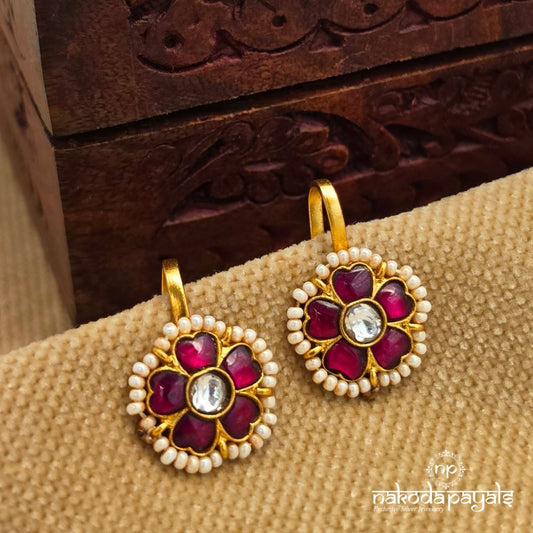 Cute Floral Pearly Bugadi(Ge11062)