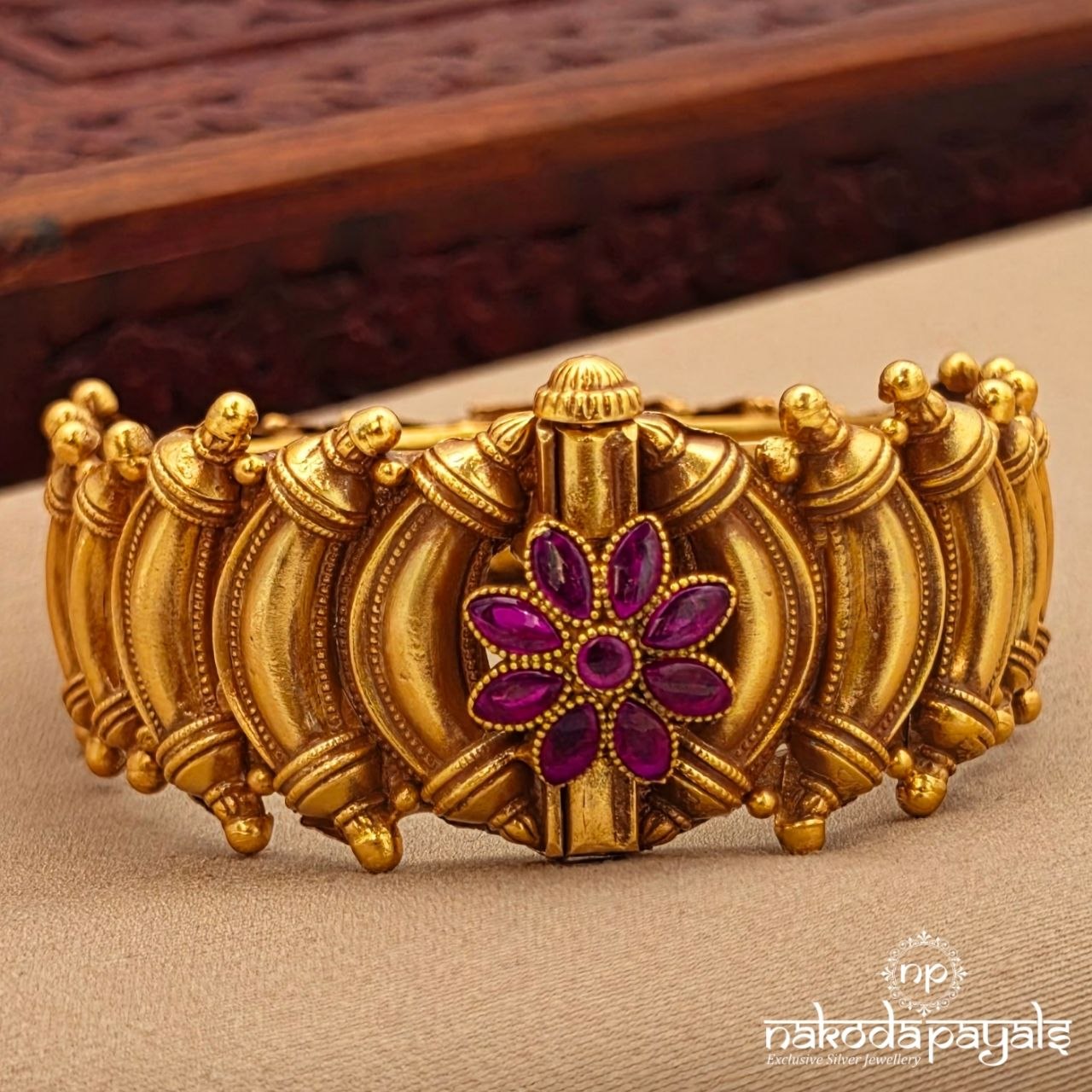 Gorgeous Floral Openable Kada (Gk3327)