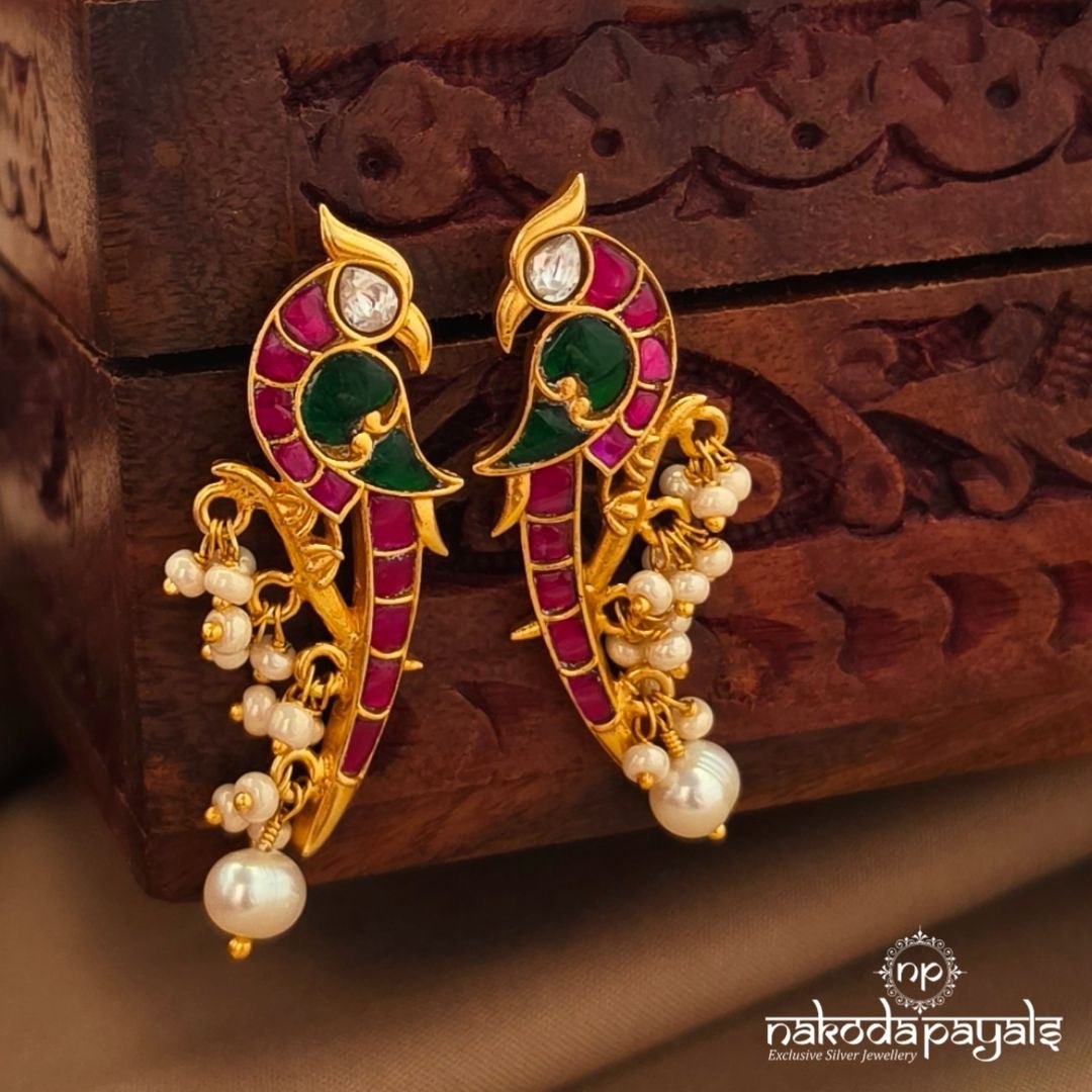 Kundan Bird Studs (Ge11287)