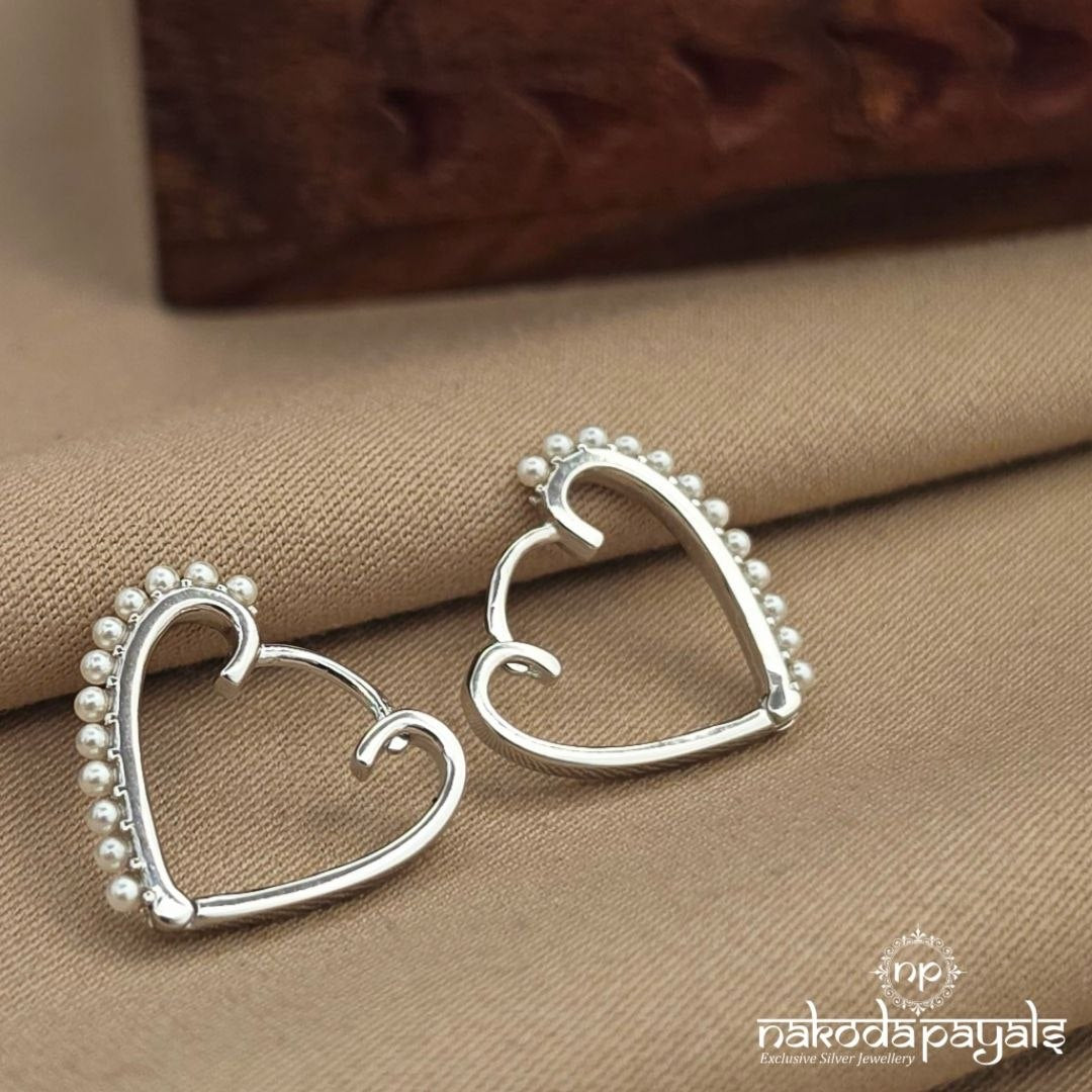 Hearty Pearl Earrings (St4192)