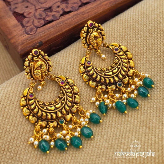 Green Drop Chandbali (Ge11099)