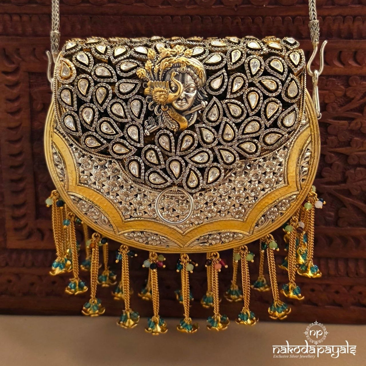 Divine Moissanite Krishna Purse (Esa344)
