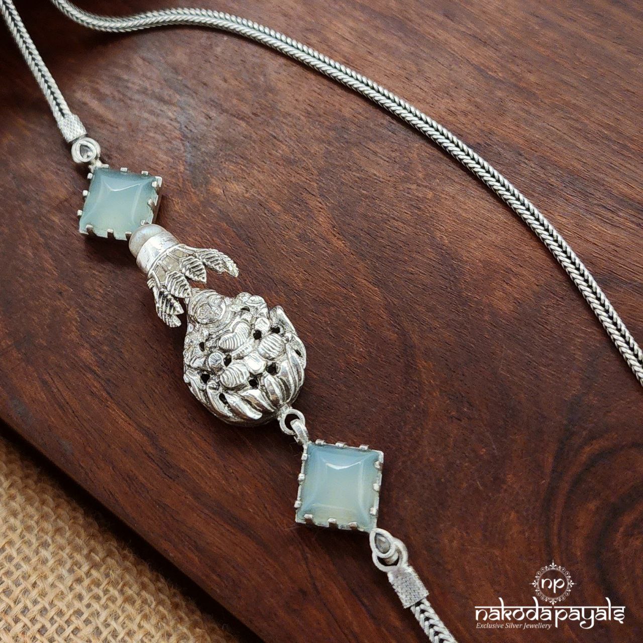 Blue Lakshmi Mope Mala  (N10742)