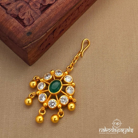Green Maang Tikka (Gm1162)