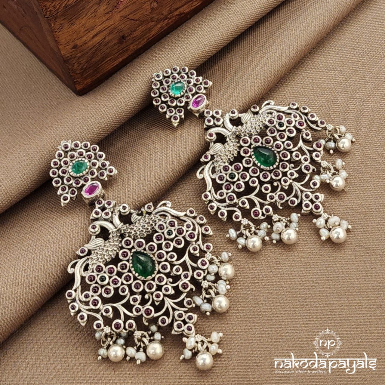 Elegant  Twin Peacock Earrings (C3809)