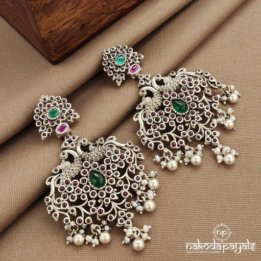 Elegant  Twin Peacock Earrings (C3809)