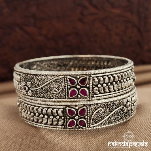 Pinkish Mango Bangles (K6235-36)