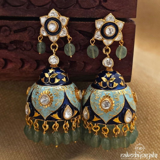 Exquisite Floral Jhumka (Ge11160)
