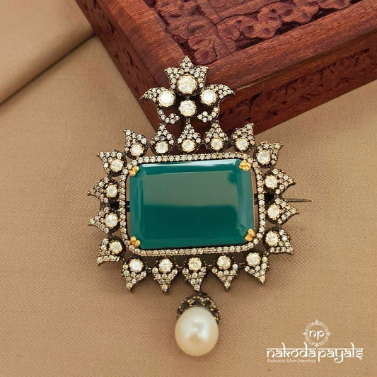 Emerald Green Brooch (St4005)