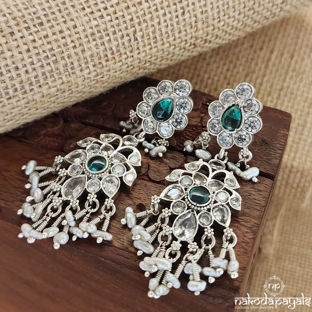Emerald Green Earrings (C2001)