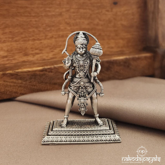 2.5inch Long Oxidised Hanuman Idol (Aa2022)