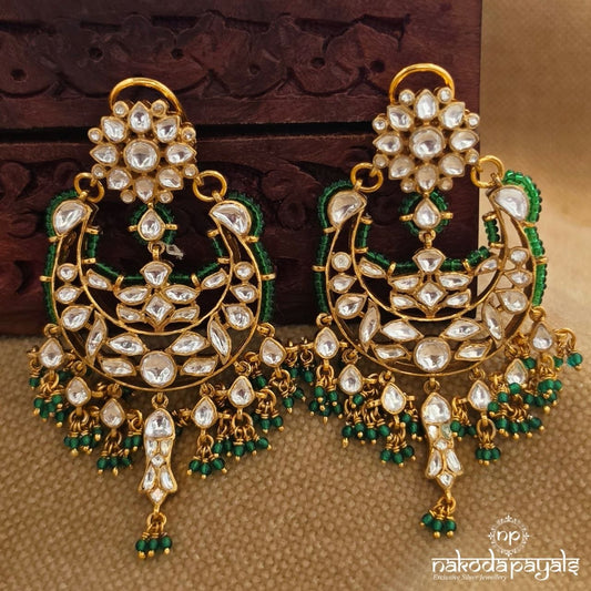 Glorious Moissanite Chandbali (Ge11159)