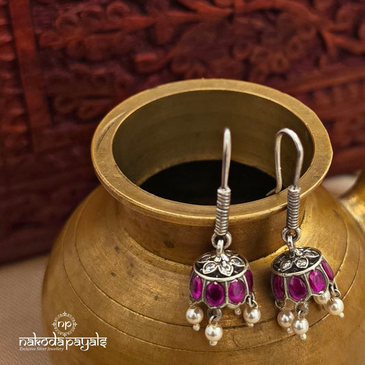 Pink  Hangings Jhumka (J1610)