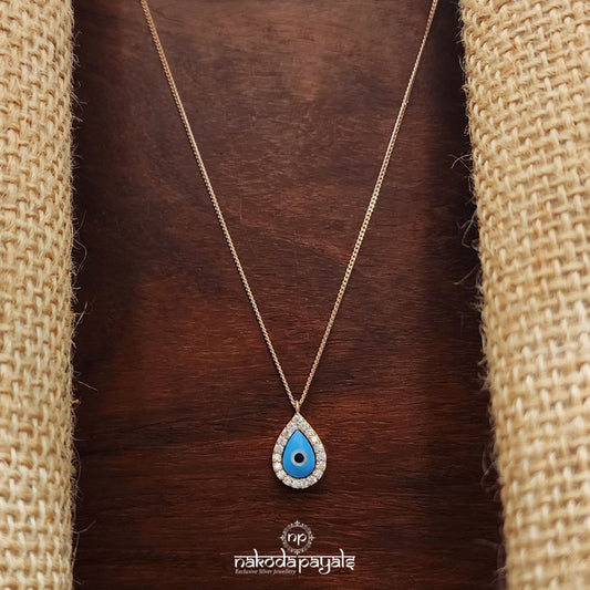 Evil Eye Rose Gold Neckpiece (St3885)