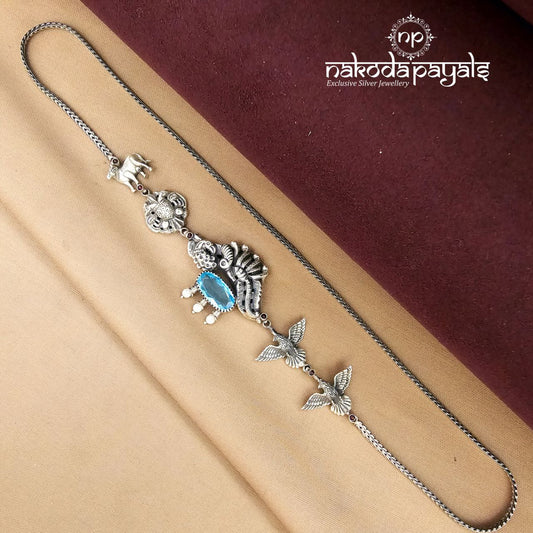 Bluish Oxidised Mope Mala (N11577)