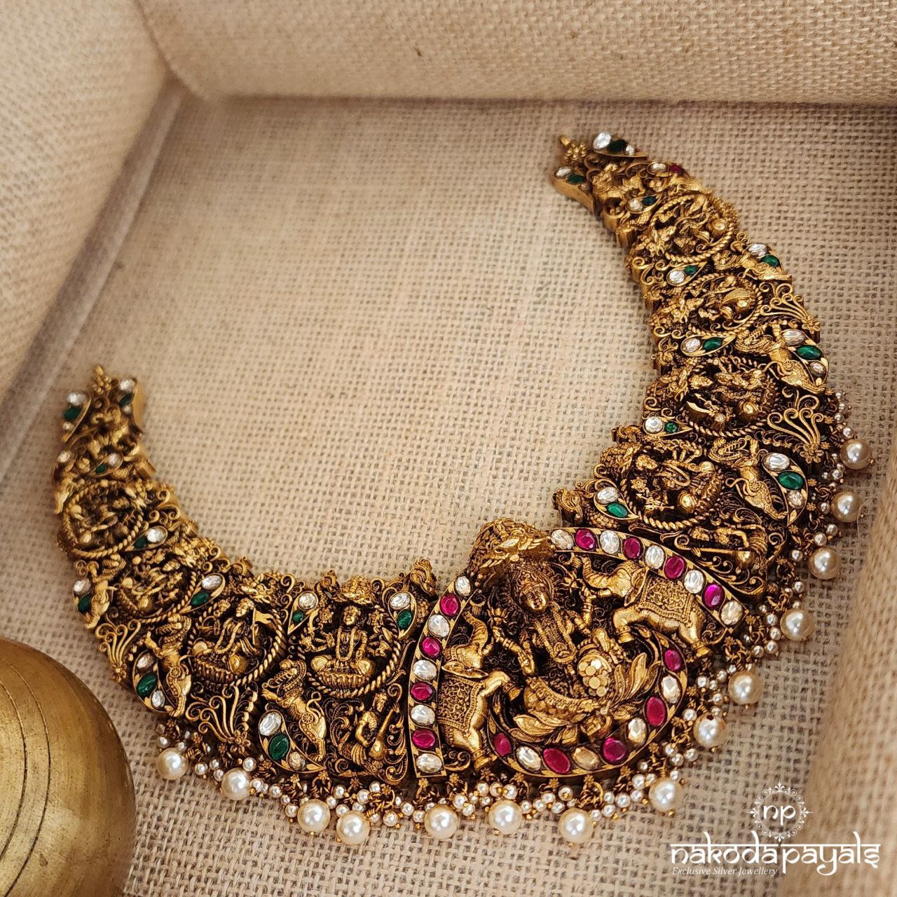 Lord Lakshmi Neckpiece (Gn8447)