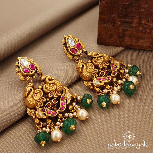 Pumpkin Pink Earrings (Ge10327)