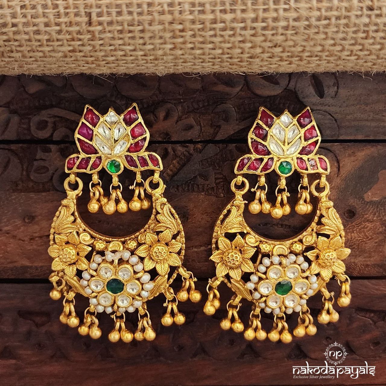 Kemp Lotus Pearled Earrings (Ge9904)