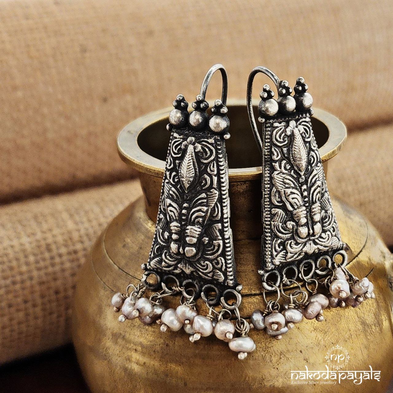 Pearled Drop Tribal Hanging (C3374)