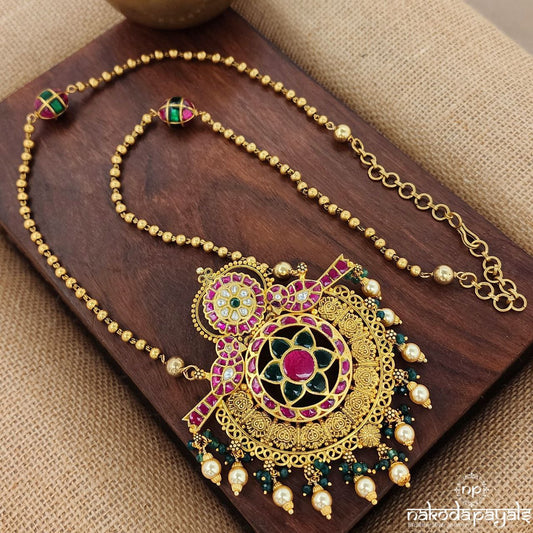 Peacock Kundan Neckpiece (Gn8861)