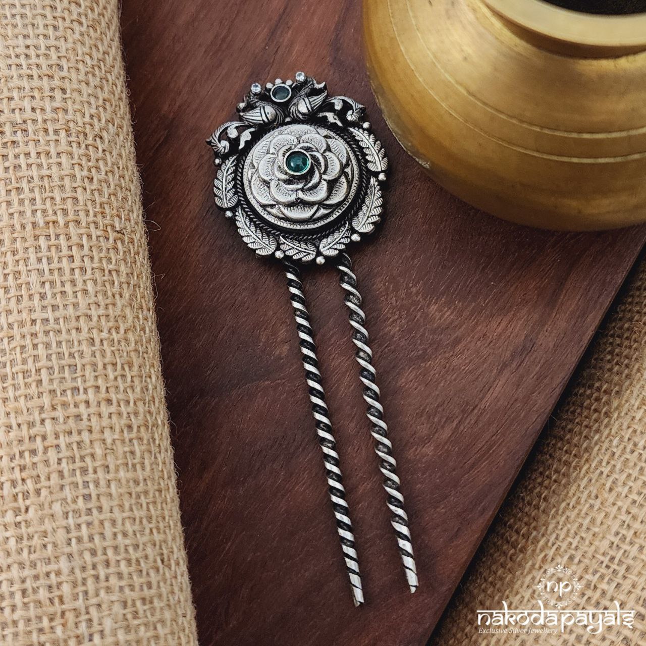 Green Leafy Hair Accessory (Esa216)