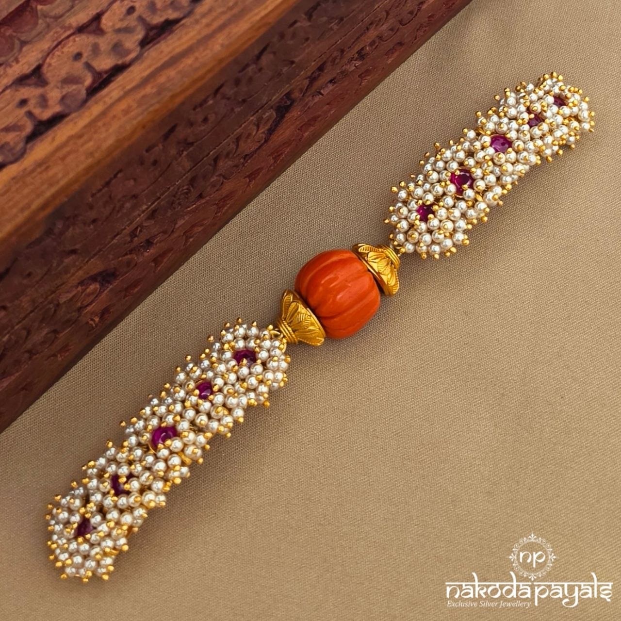 Coral Pearly Neckpiece (Gn10714)