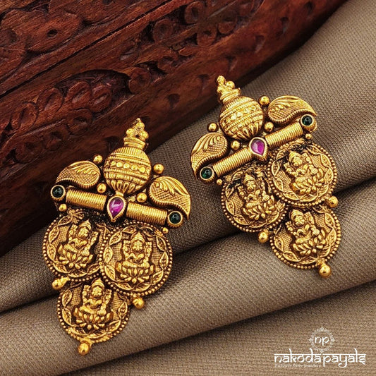 Kemp Lakshmi  Coined Earrings (Ge10422)