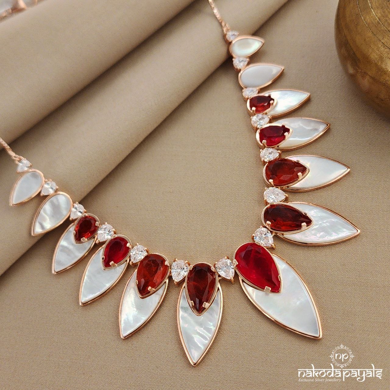 Ruby MOP Neckpiece  (St3446)