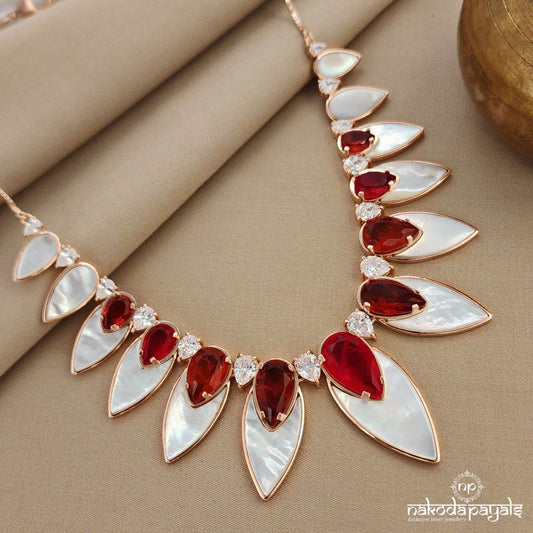 Ruby MOP Neckpiece  (St3446)
