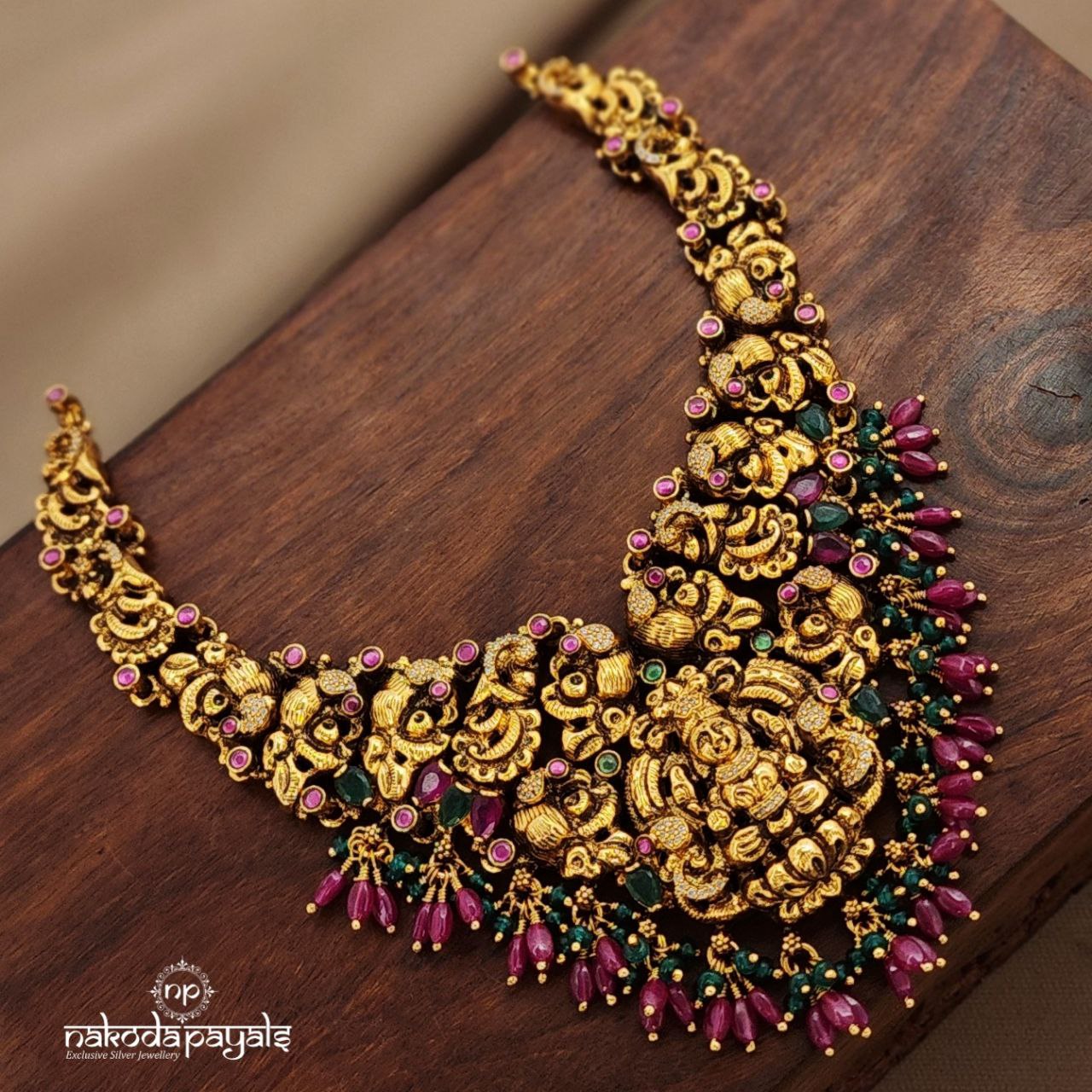 Peacock Lakshmi Neckpiece (Gn9810)