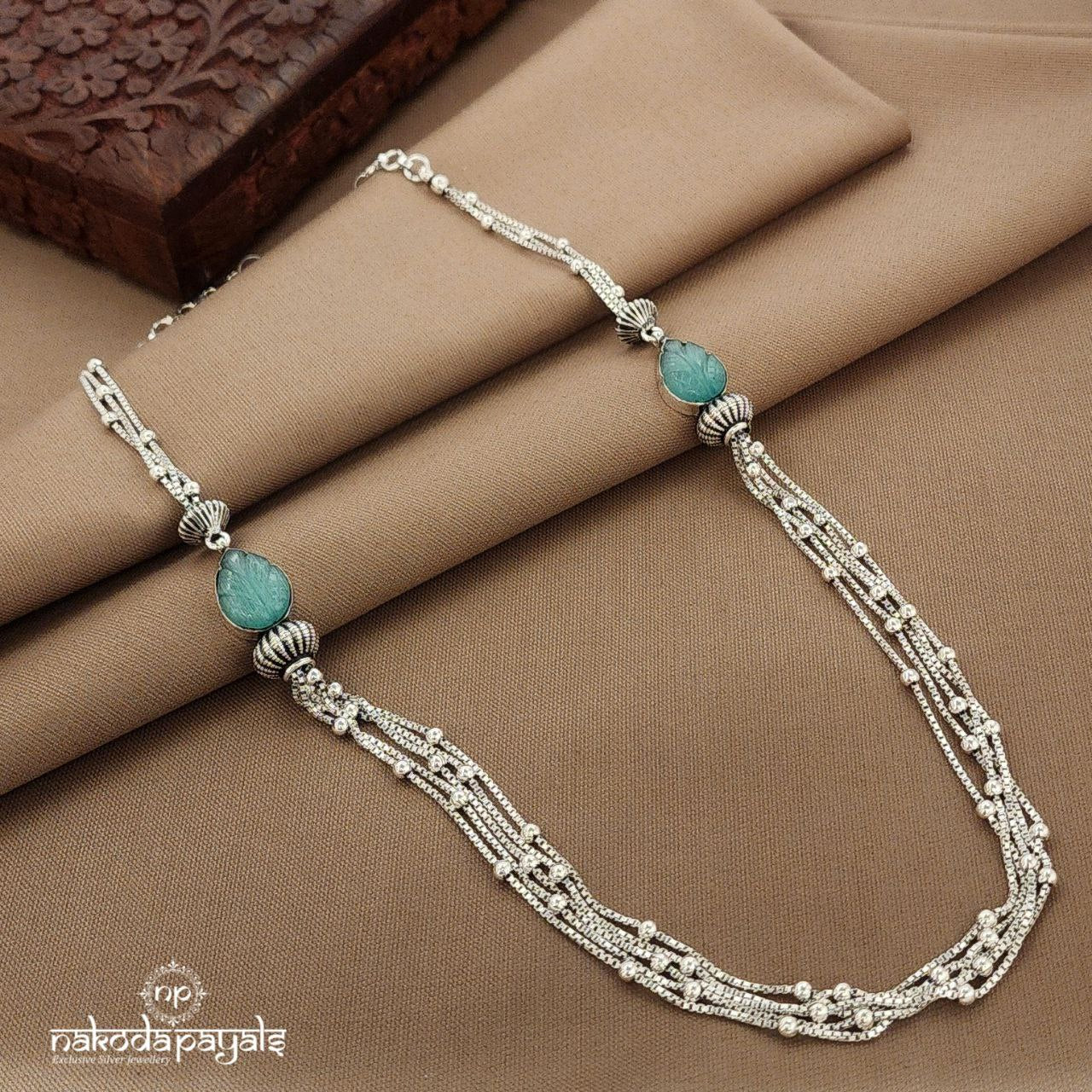 Trending Green Leafy Neckpiece (N11448)