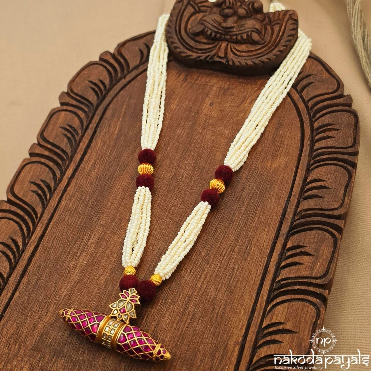 Royal Kundan Barrel Neckpiece (Gn11087)