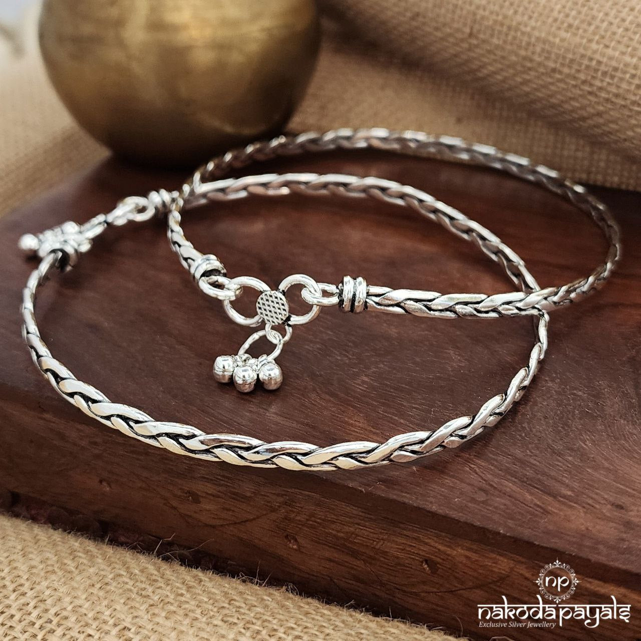 Braided Ankle Kada (Ak2268)