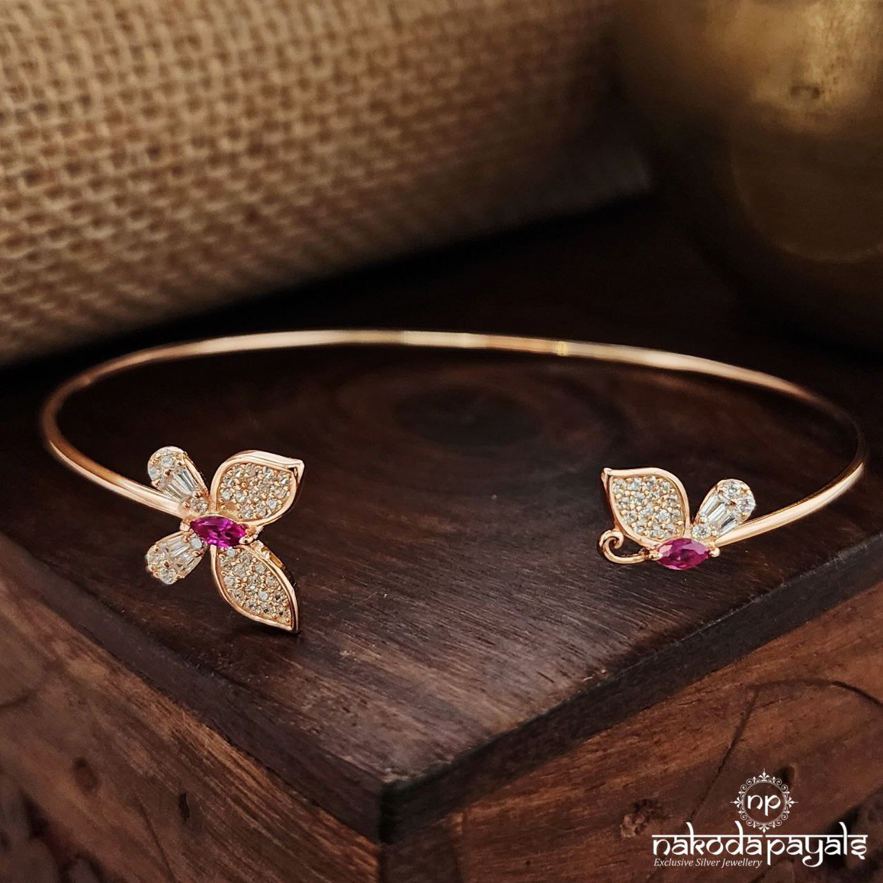 Rose Gold Openable Kada (K5077)