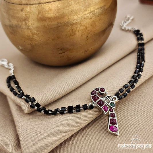 Peacock Pink Bracelet (Br1665)